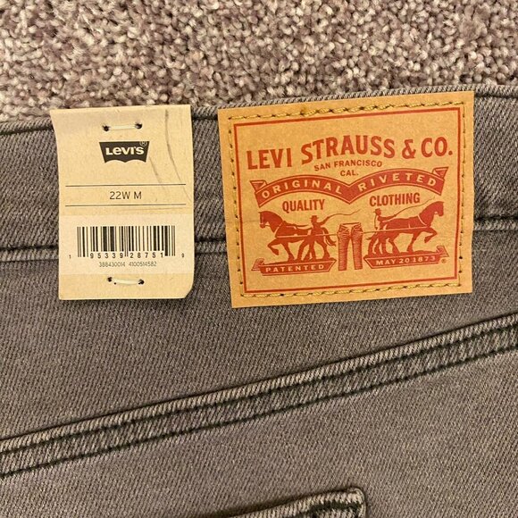 Levi’s Women’s Ribcage Straight Ankle Jeans Plus Size 22 W M Gray NWT $69 - Picture 14 of 16